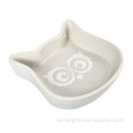 Eule Form Pet Bowl Porzellan Keramik Lebensmittelschale